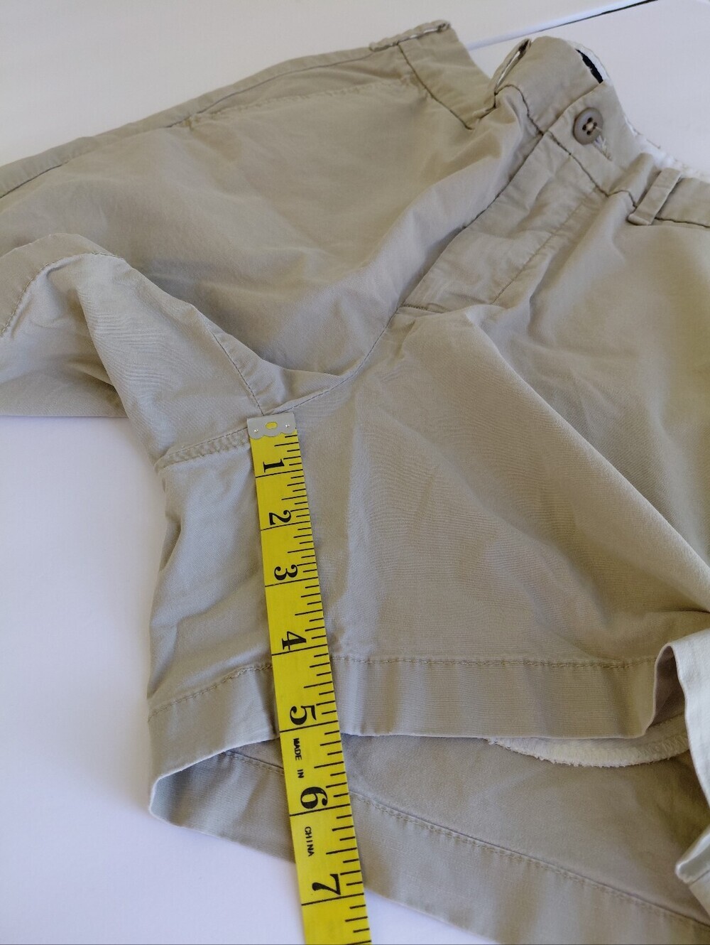 Abercrombie & Fitch- Women’s 31 Tan Casual Cotton Shorts Stretch Summer - Picture 5 of 8